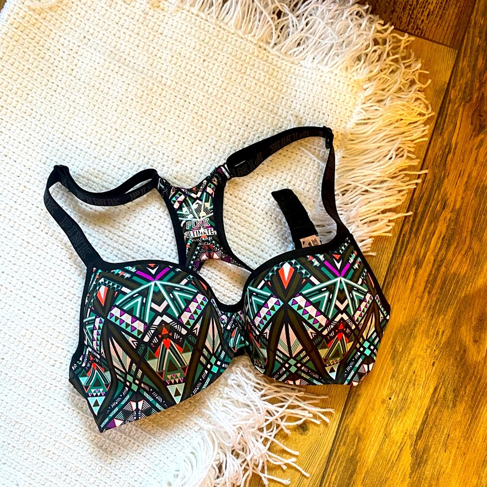 PINK Ultimate racerback push up bra - Medium